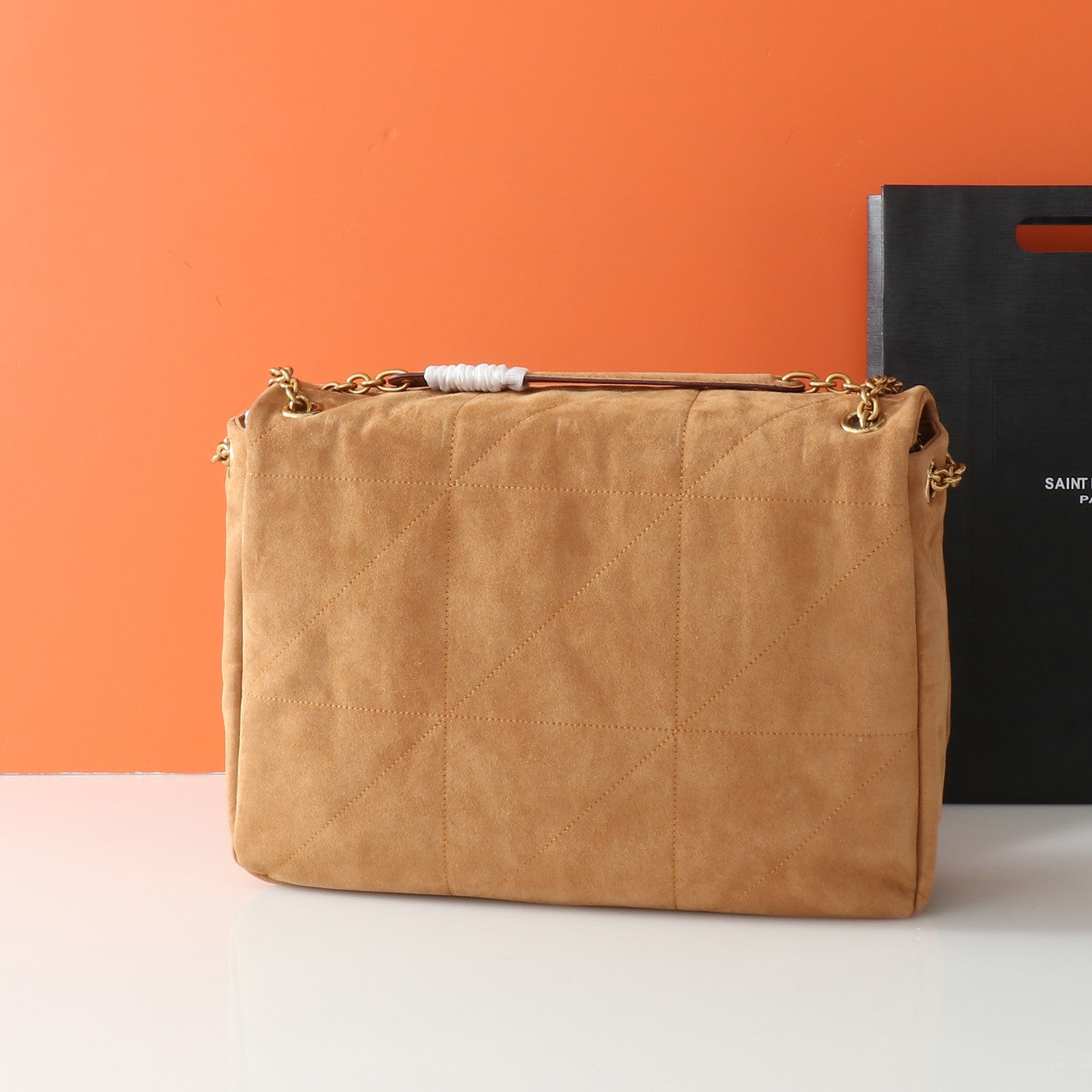 Nubuck leather bag