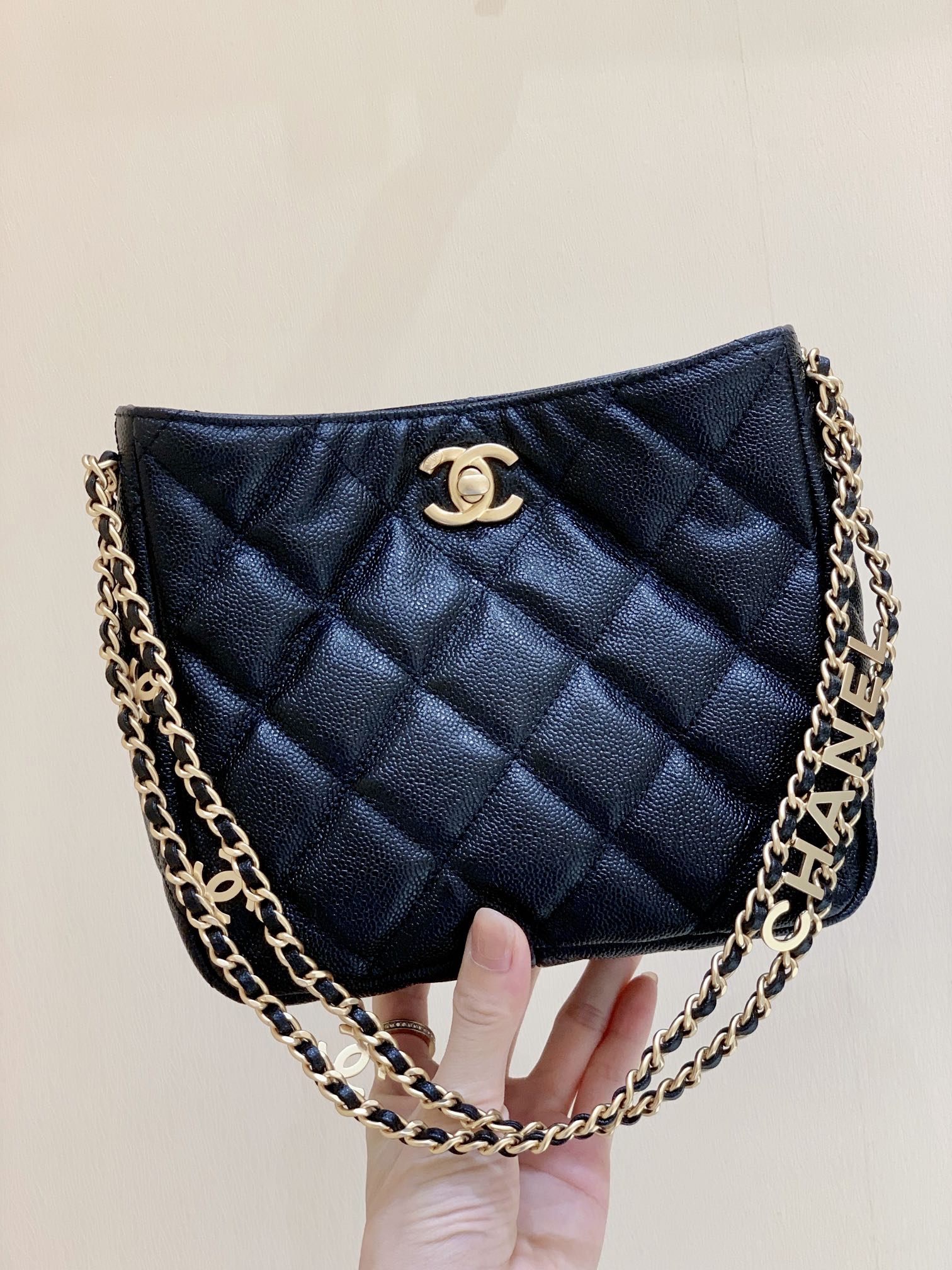Litchi leather bag