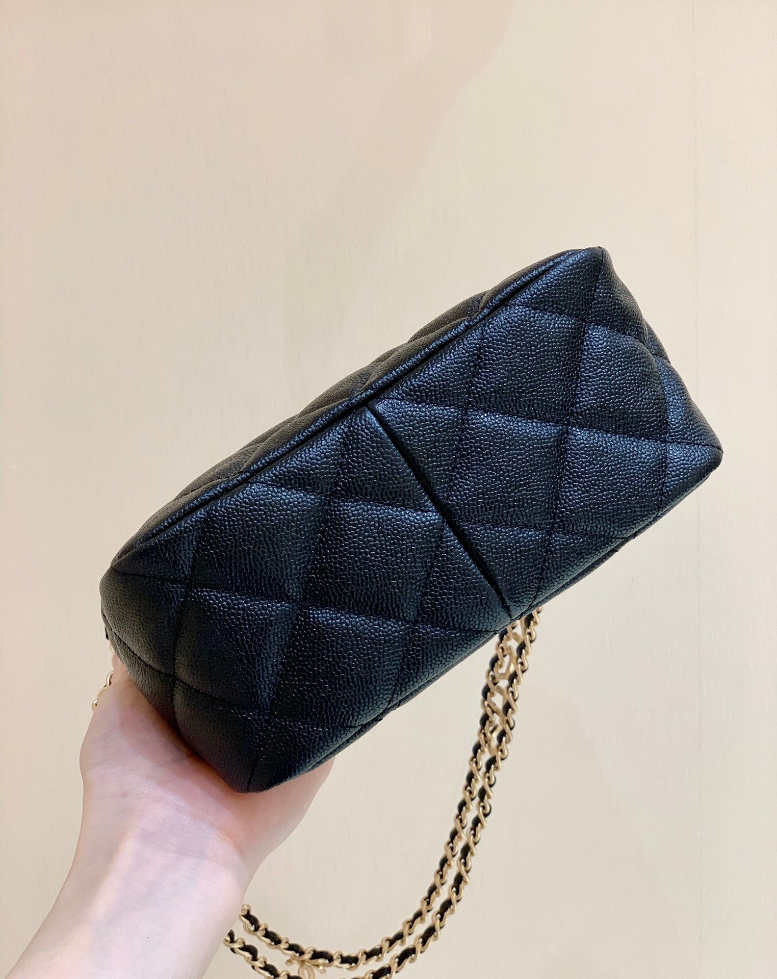Litchi leather bag